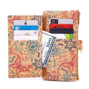 Vegan cork wallet-PETA approved 🐰